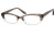 Profile View of Eddie Bauer Designer Blue Light Blocking Reading Glasses EB8290 Grey Fade 50mm N