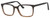 Profile View of Esquire Designer Blue Light Block Reading Glasses EQ1529-BRN Brown Gradient 52mm