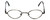 Front View of Flex Collection Designer Blue Light Block Reading Glasses FL-66 Ant-Pewter 44mm