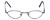 Front View of Calabria FL-90 Antique-Pewter Designer Blue Light Blocking Reading Glasses 47mm