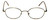 FlexPlus Collection Blue Light Blocking Reading Glasses Model 82 Ant-Gold 50mm N