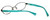 Close up View of Coach Blue Light Blocking Reading Glasses HC6102F-5440 Black Amber Stripe 53mm N