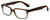 Profile View of Hackett London Blue Light Blocking Reading Glasses HEB093-105 in Brown Grey 53mm