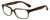 Profile View of Hackett London Blue Light Blocking Reading Glasses HEB093-1-105 Brown Grey 53mm
