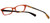 Close up View of Ralph Lauren Blue Light Block Reading Glasses RL6017-5011 Black Transparent 49mm