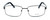 Front View of Calabria Progressive Lens Blue Light Reading Glasses Big & Tall 12 in Gunmetal