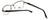Close up View of Silver Dollar Progressive Lens Blue Light Reading Glasses CB1025 in Caviar 53mm