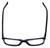 Top View of Esquire Progressive Blue Light Reading Glasses EQ1514-SWB Stonewash Bronze 53mm