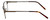 Side View of Esquire Designer Progressive Blue Light Glasses EQ1529-BRN Brown Gradient 52mm