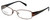 Profile View of Silver Dollar Progressive Lens Blue Light Block Reading Glasses Fawn Nutmeg 53mm