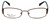 Front View of Silver Dollar Progressive Lens Blue Light Block Reading Glasses Fawn Nutmeg 53mm