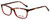 Front View of Marie Claire Designer Progressive Blue Light Glasses MC6224-BKR Black Red 54mm