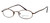 Calabria MetaFlex H Shiny Brown 42 mm Designer Progressive Blue Light Glasses