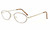 Calabria MetaFlex Q Gold Amber Progressive Lens Blue Light Reading Glasses 50mm