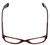 Top View of Vera Wang Progressive Lens Blue Light Block Reading Glasses Soliloquy Olive 51mm