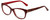 Profile View of Valerie Spencer Progressive Lens Blue Light Glasses VS9290-RED Red/Leopard 48mm