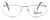 Front View of Candies Progressive Lens Blue Light Block Reading Glasses CA0150-001 Black 49 mm