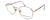 Profile View of Calabria Designer Round Blue Light Filter Reading Glasses Fundamental Lavender 5