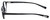 Side View of Eyebobs Board Stiff Designer Reading Eye Glasses in Gloss Black Ladies Round Full Rim Acetate 42 mm