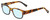 Profile View of Eyebobs Bossy Designer Progressive Lens Blue Light Blocking Eyeglasses in Tortoise Havana Brown Gold Black Unisex Square Full Rim Acetate 51 mm