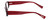 Side View of Eyebobs Co Conspirator Designer Reading Eye Glasses in Black Red Pink Tortoise Havana Ladies Rectangle Full Rim Acetate 51 mm