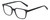 Profile View of Eyebobs See Suite Designer Blue Light Blocking Eyeglasses in Matte Black Unisex Square Full Rim Acetate 51 mm