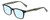 Profile View of Eyebobs C See Through Designer Progressive Lens Blue Light Blocking Eyeglasses in Gloss Black Mosaic White Snakeskin Unisex Square Full Rim Acetate 52 mm