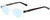 Profile View of John Varvatos V356 Designer Progressive Lens Blue Light Blocking Eyeglasses in Crystal Tortoise Unisex Round Full Rim Acetate 43 mm