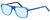 Profile View of Eyebobs Buzzed 2293-10 Designer Progressive Lens Blue Light Blocking Eyeglasses in Blue Black Unisex Square Full Rim Acetate 52 mm