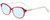 Profile View of Eyebobs CPA 2738-01 Designer Blue Light Blocking Eyeglasses in Red Crystal Ladies Cateye Full Rim Acetate 51 mm