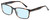 Profile View of Enhance EN4038 Designer Blue Light Blocking Eyeglasses in Tortoise Havana Brown Gold Mens Classic Full Rim Acetate 60 mm