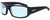 Profile View of Smith Optics BAUHAUS Designer Progressive Lens Blue Light Blocking Eyeglasses in Matte Black Mens Classic Full Rim Acetate 59 mm