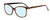 Profile View of Vera Bradley Tamlyn Designer Blue Light Blocking Eyeglasses in Desert Floral Crystal Brown Blue Red Ladies Cateye Full Rim Acetate 54 mm