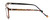 Side View of Vera Bradley Tamlyn Designer Progressive Lens Blue Light Blocking Eyeglasses in Desert Floral Crystal Brown Blue Red Ladies Cateye Full Rim Acetate 54 mm