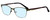 Profile View of Marie Claire MC6208-FOR Designer Blue Light Blocking Eyeglasses in Forest Green Brown Ladies Cateye Full Rim Stainless Steel 52 mm