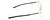 Side View of Porsche Design P8285-D-56 Designer Blue Light Blocking Eyeglasses in Gun Metal Silver&Matte Black Unisex Square Full Rim Titanium 56 mm