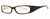 Profile View of Calabria Splash by Vivid 52 Designer Blue Light Blocking Glasses Tortoise Cream