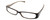 Calabria Vivid 738 Designer Blue Light Blocking Glasses Black Brown Unisex 54mm