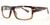 Profile View of Calabria Soho by Vivid 109 Designer Blue Light Blocking Glasses in Brown Demi