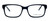 Front View of Ernest Hemingway Designer Blue Light Blocking Glasses 4662 in Matte Black Square