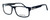 Profile View of Calabria Optical Designer Blue Light Blocking Glasses Big&Tall Style 10 in Black