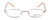 Front View of Calabria Kids Fit MetalFlex Designer Blue Light Blocking Glasses TT in Pink