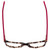 Top View of Calabria Viv 848 Designer Blue Light Blocking Glasses in Demi-Pink Square 53mm