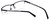 Close Up View of Esquire Designer Blue Light Block Glasses EQ1515 Navy 55mm Mens Rectangle 55mm