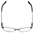 Top View of Esquire Designer Blue Light Block Glasses EQ1521 in Satin-Navy 53mm Cateye 53mm