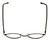 Top View of FlexPlus Collection Designer Blue Light Block Glasses Model 101 Shiny-Brown 45mm