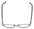 Top View of FlexPlus Collection Designer Blue Light Blocking Glasses Model 102 Gunmetal 46mm