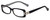 Profile View of Calabria Designer Blue Light Blocking Glasses 853 Oreo Ladies Acetate Oval 56mm