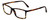 Profile View of Calabria Viv Designer Blue Light Blocking Glasses 243 Tortoise 53mm Unisex 53mm