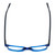 Top View of Ernest Hemingway Designer Blue Light Blocking Glasses H4617 in Black-Blue 52mm